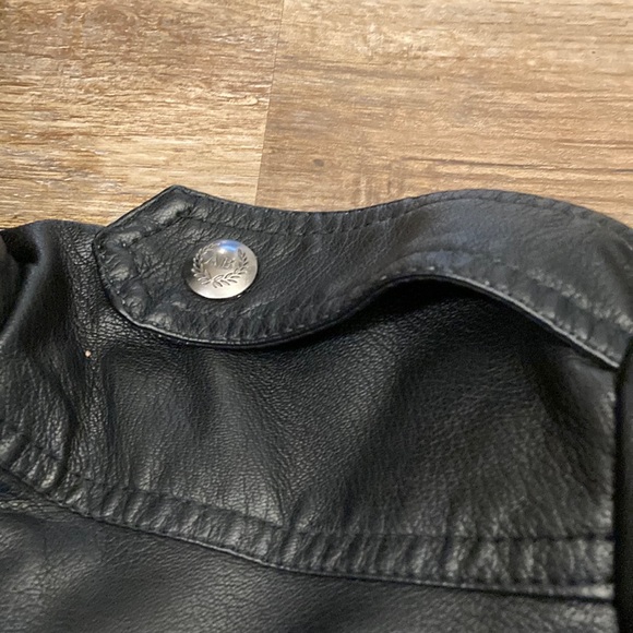 Brand New American Breed Full Zip Faux Leather Removable Hooded Jacket - Picture 6 of 13